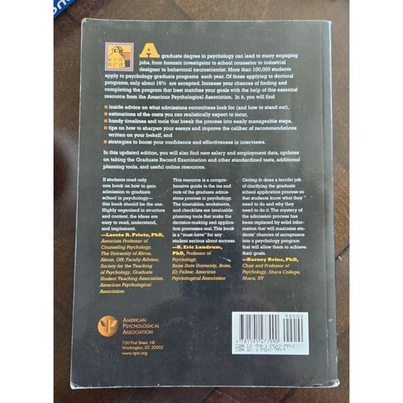 Getting In: A Step-By-Step Plan for Gaining Admission to Grad School 2nd Edition - Picture 2 of 5